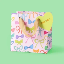 Taylor Elliott Designs Colorful Bows Gift Bag