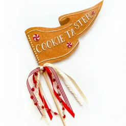 Cami Monet Cookie Taster Christmas Party Pennant