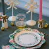 Outlet Accent Decor Coquette Gold Bow Candle Holder