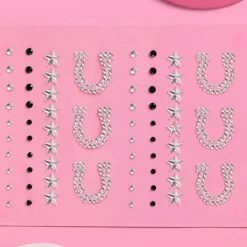 Online xo, Fetti Cowboy Face Gems - Star & Horseshoe Set