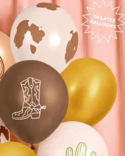 Hot xo, Fetti Cowboy Latex Balloons