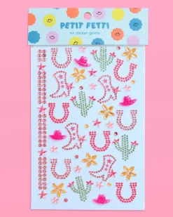 Sale xo, Fetti Cowgirl Face Gems - Western Gem Set