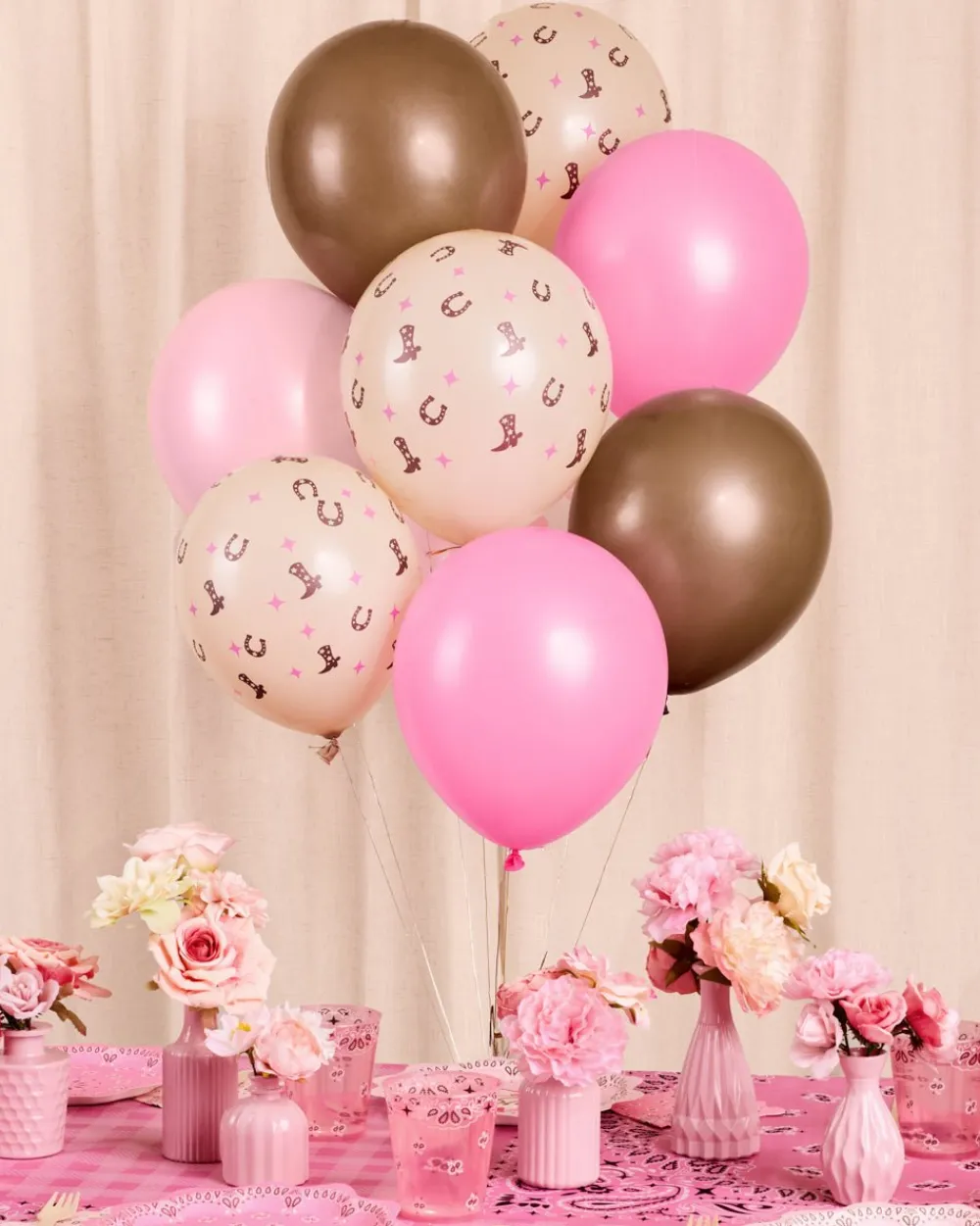 Best xo, Fetti Cowgirl Latex Balloons