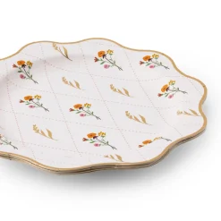 Clearance Bonjour Fete Cozy Fall Floral Dinner Plates