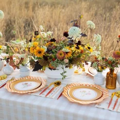 Sale Bonjour Fete Cozy Fall Florals Dessert Plates