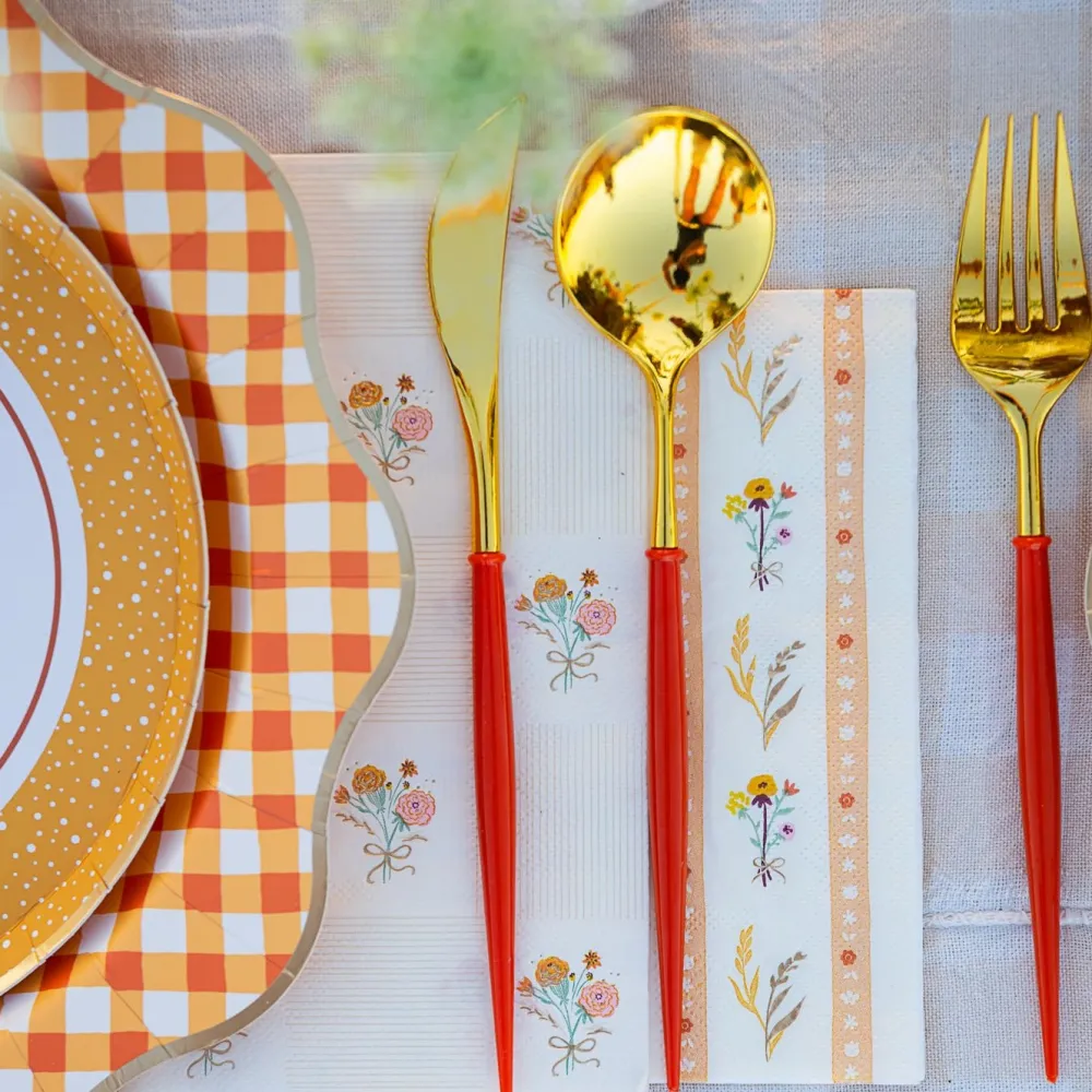 Discount Bonjour Fete Cozy Fall Florals Large Napkins
