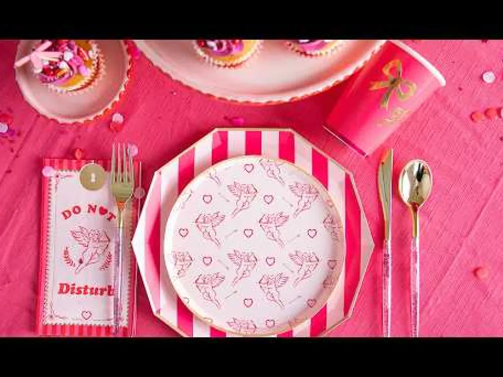 Outlet Bonjour Fete Cupid's Crush Do Not Disturb Guest Towels
