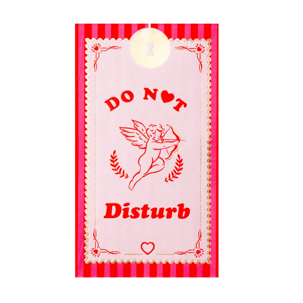 Outlet Bonjour Fete Cupid's Crush Do Not Disturb Guest Towels