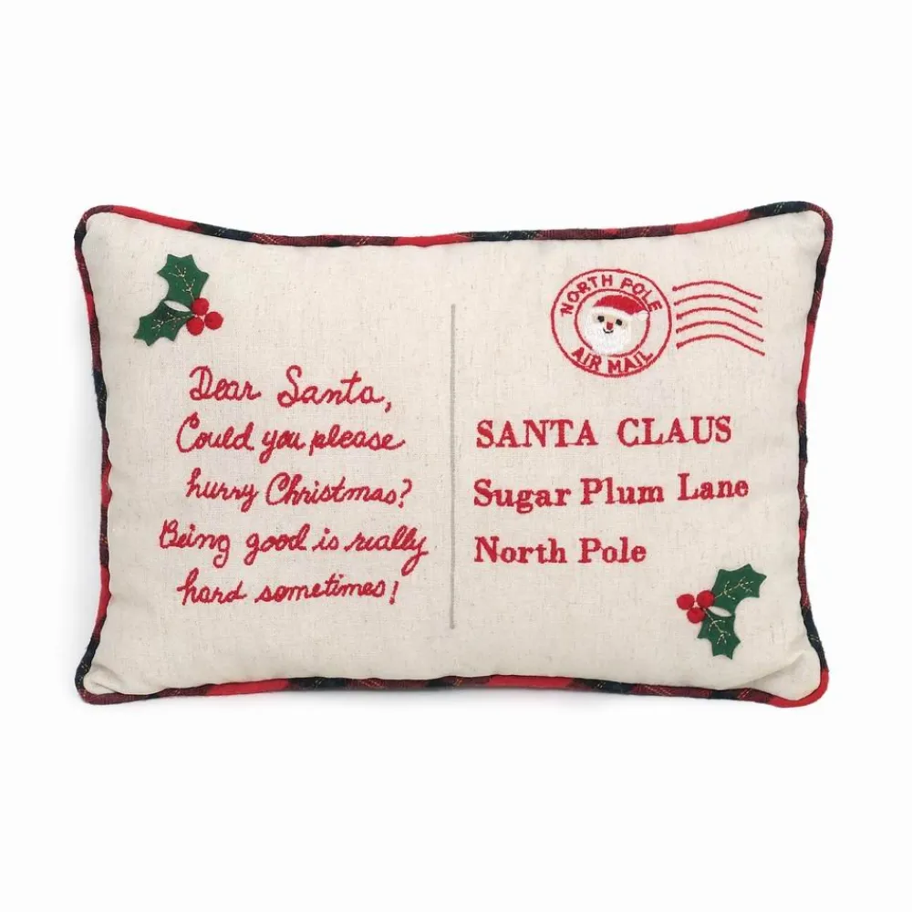 Best Mon Ami Dear Santa Accent Pillow