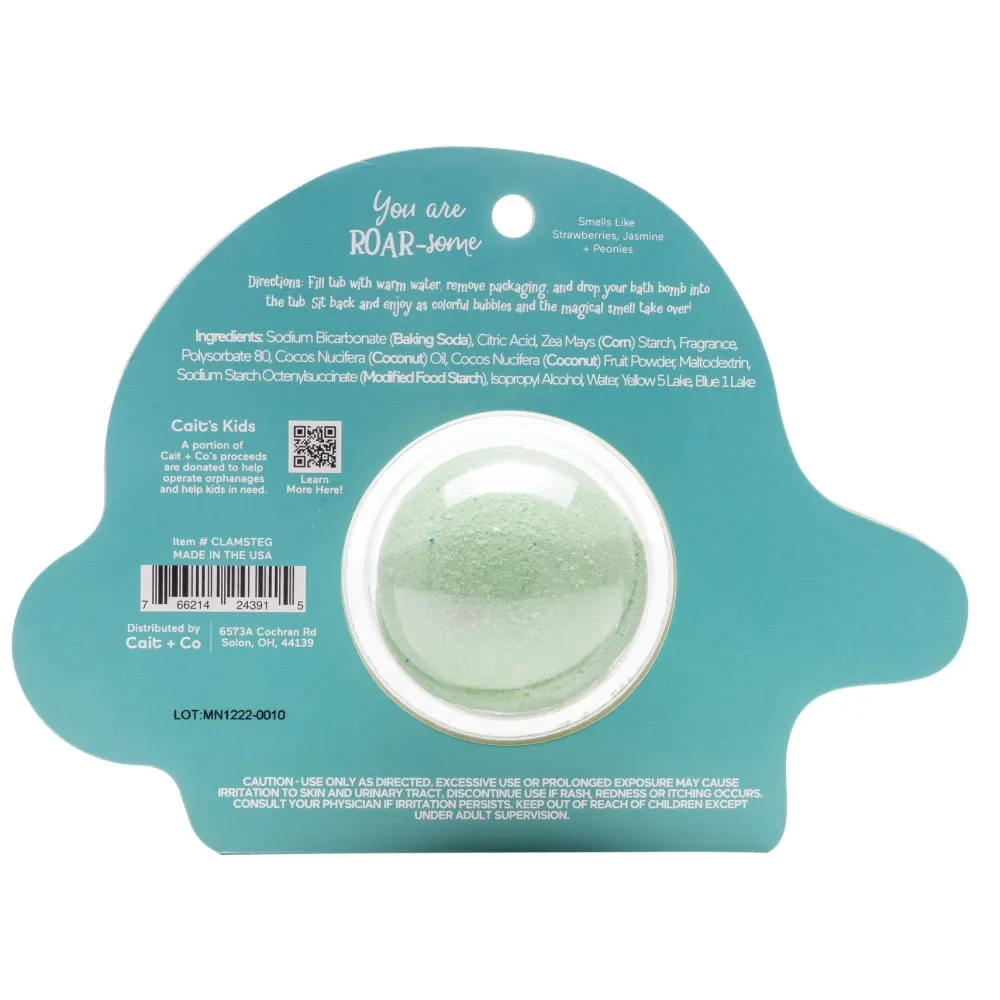 Best Cait + Co Dinosaur Clamshell Bath Bomb