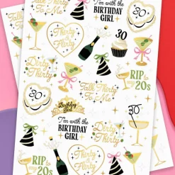 Clearance xo, Fetti Dirty 30 Birthday Temporary Tattoos