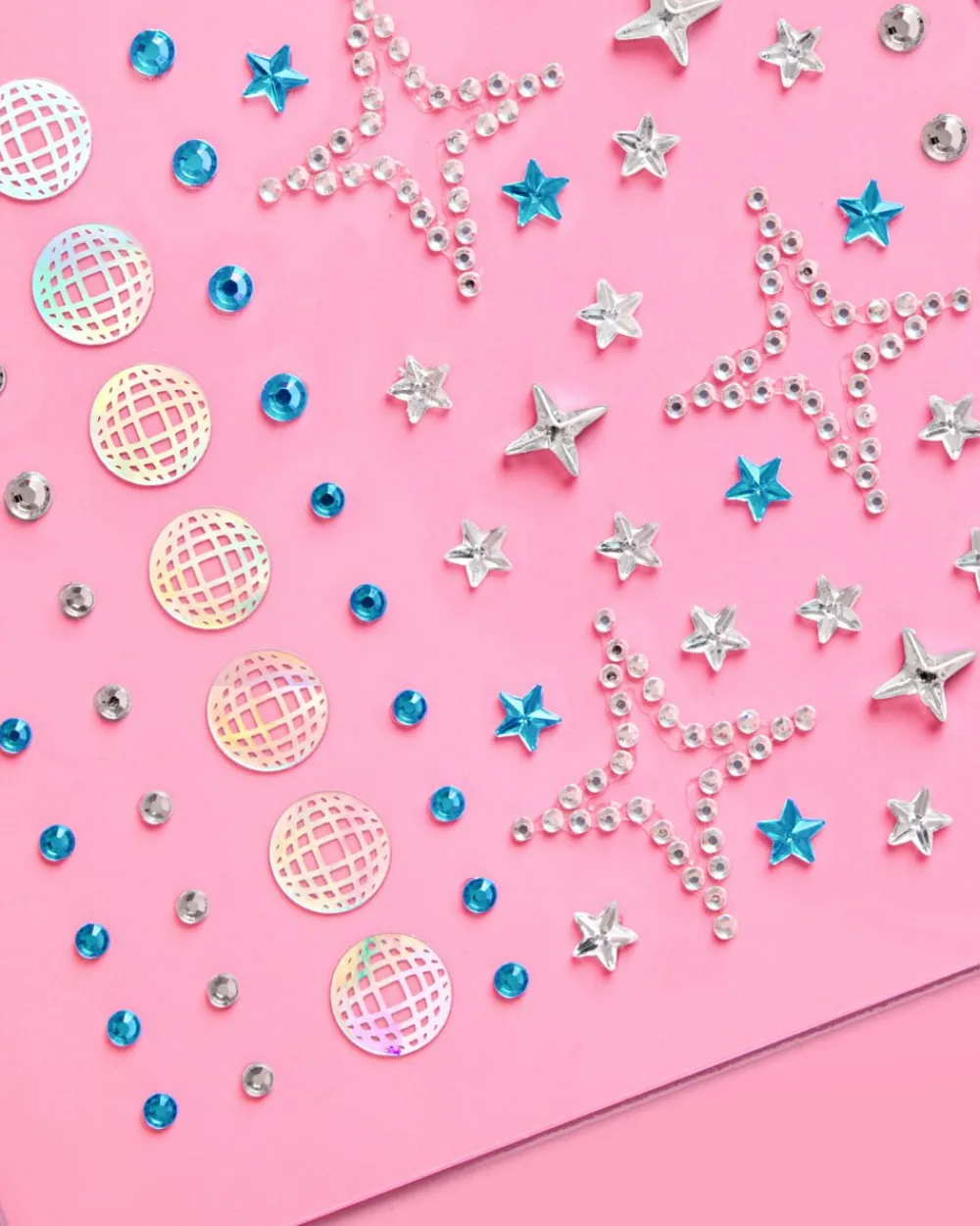 xo, Fetti Disco Face Gems - Rhinestone Gem Set