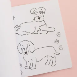 Clearance Pippi Post Dog Lover Coloring Book