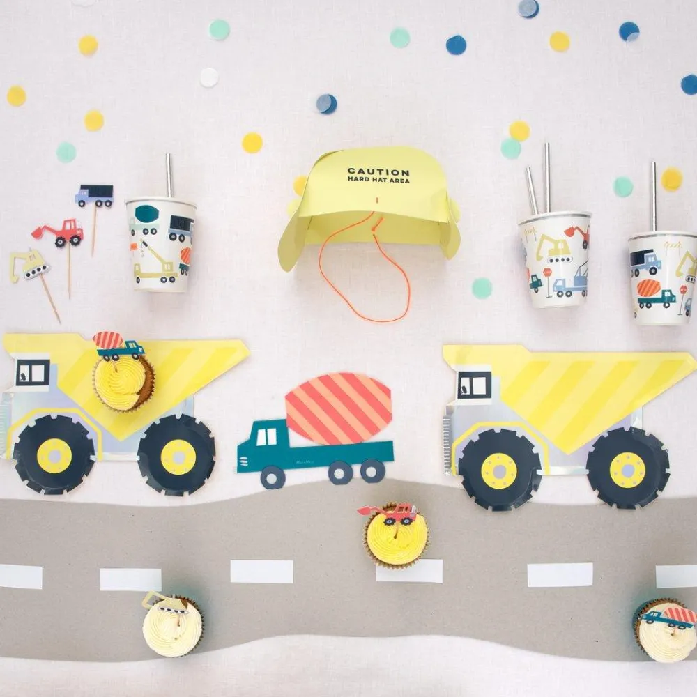 Discount Meri Meri Dump Truck Construction Themed Plate