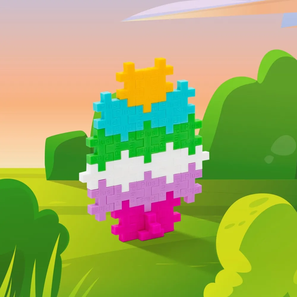 Discount Plus-Plus USA Easter Egg Plus Plus Puzzle Toy