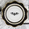 Sale Bonjour Fete Elegant Halloween Dinner Plates