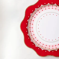 New Bonjour Fete Elegant Valentine Dinner Plates