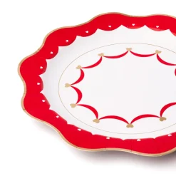 New Bonjour Fete Elegant Valentine Dinner Plates