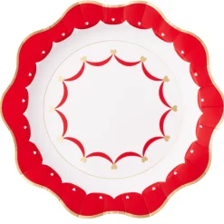 New Bonjour Fete Elegant Valentine Dinner Plates