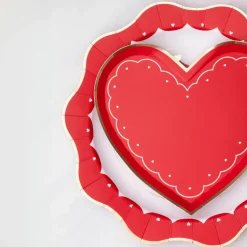 New Bonjour Fete Elegant Valentine Dinner Plates