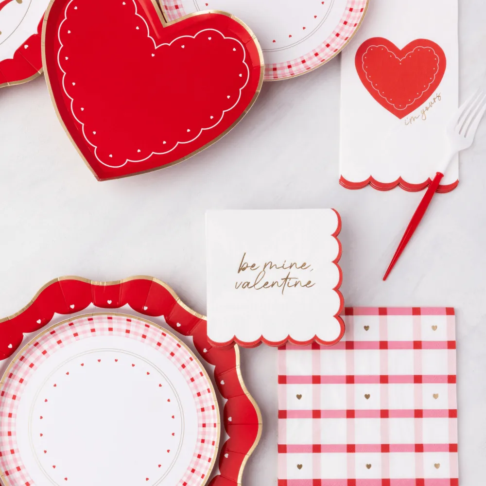 New Bonjour Fete Elegant Valentine Guest Towels