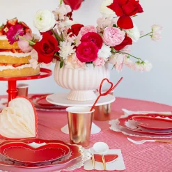 Bonjour Fete Elegant Valentine Heart Shaped Plates