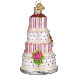 Sale Old World Christmas Elegant Wedding Cake Ornament