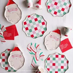 Best Bonjour Fête Elf Candy Small Red Napkins