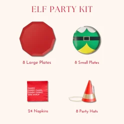 Online Bonjour Fete Elf Party Kit
