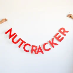 Sale Bonjour Fête Elf "son of a Nutcracker" Banner