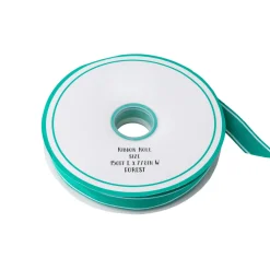 Online Bonjour Fete Emerald Green Double Sided Grosgrain Ribbon