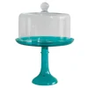 Sale Estelle Colored Glass Emerald Green Glass Cake Stand