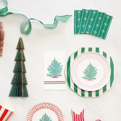 Hot Bonjour Fete Emerald Green Signature Bow Small Napkins