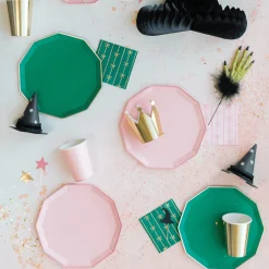 Hot Bonjour Fete Emerald Green Signature Bow Small Napkins
