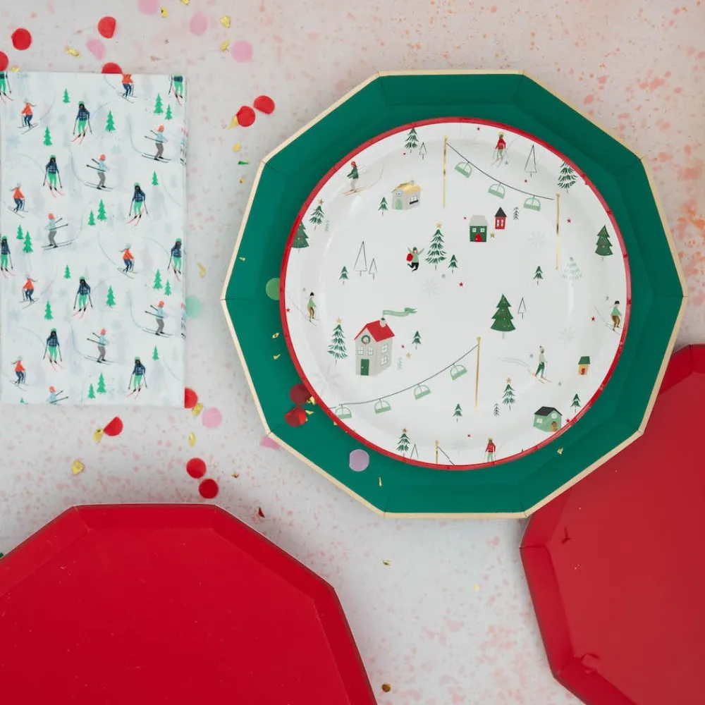 Sale Bonjour Fete Emerald Green Signature Large Plates