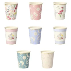 Outlet Meri Meri English Garden Floral Party Cups