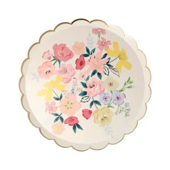 Meri Meri English Garden Floral Plates