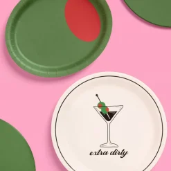 New xo, Fetti Extra Dirty Martini Plate Set