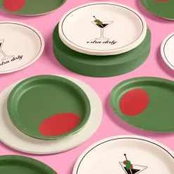 New xo, Fetti Extra Dirty Martini Plate Set