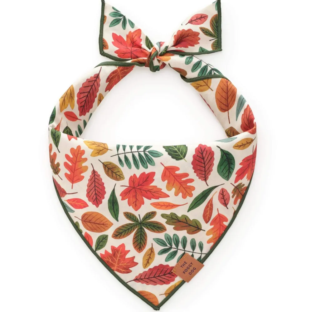 Outlet The Foggy Dog Falling Leaves Dog Bandana