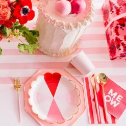 New Sophistiplate Fancy Blush Pink and Gold Cutlery