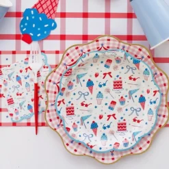 Outlet Sophistiplate Fancy Red and White Cutlery