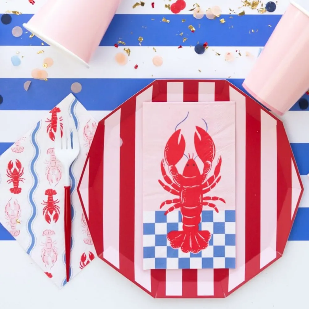 Outlet Sophistiplate Fancy Red and White Cutlery