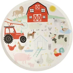 Hot Meri Meri Farm Animal Large Plates