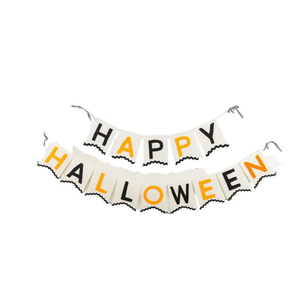 My Mind’s Eye Felt Happy Halloween Banner