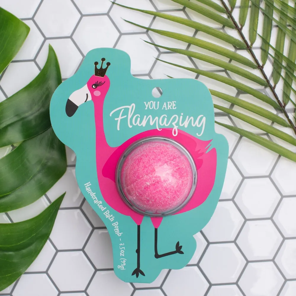 Hot Cait + Co Flamingo Clamshell Bath Bomb