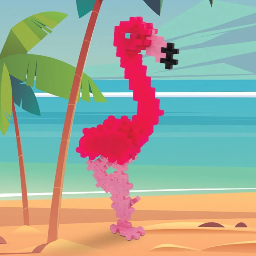 New Plus-Plus USA Flamingo Plus Plus Puzzle Toy