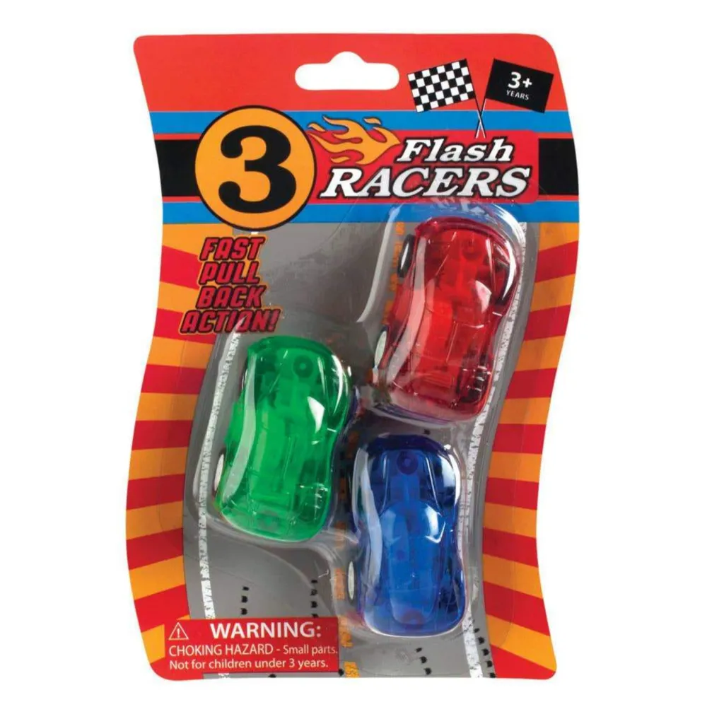 Toysmith Flash Racers Pull Back Cars