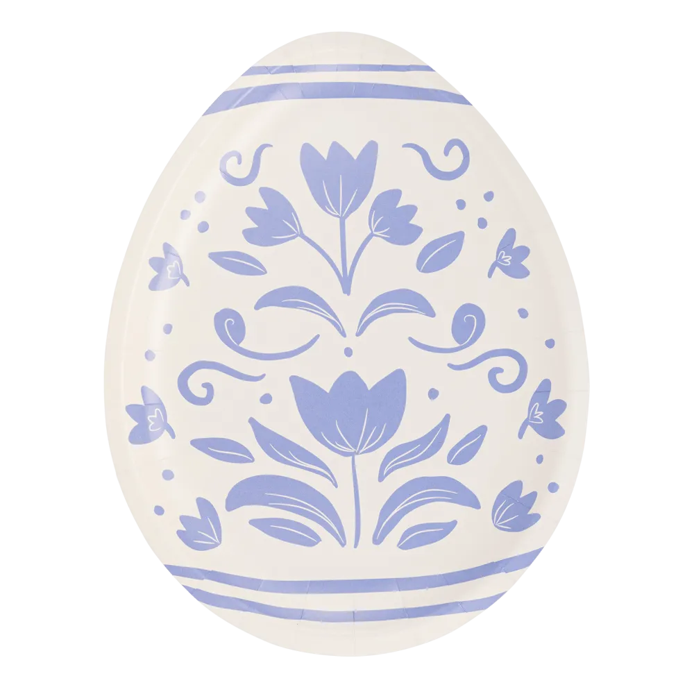 Online My Mind’s Eye Floral Egg Shaped Paper Plates