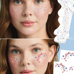 Discount xo, Fetti Fourth of July Freckle Temporary Tattoos